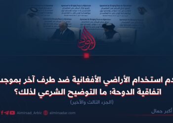 عدم استخدام الأراضي الأفغانية ضد طرف آخر بموجب اتفاقية الدوحة؛ ما التوضيح الشرعي لذلك؟ الجزژ الثالث والأخير